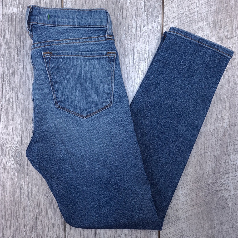 J Brand Capri Jeans Womens 26 Blue Moxie Mid Rise Skinny Cropped 835C032